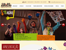 Tablet Screenshot of ciadoabracao.com.br